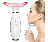 Masajeador facial eléctrico antienvejecimiento: masaje facial, elevar y tonificar, frío a 5°C y calor a 45°C - dispositivo facial para mujeres en 7 colores - máquina de belleza EMS para tensar el cuello y la papada