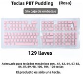 PBT Pudding Keyboard Keycap OEM Profile 129 keys Key cap for Mx Hot Swap Mechanical Keyboard Switch Transparent RGB Keycaps