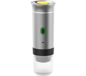 Cafetera espresso portátil, cafetera eléctrica, inalámbrica, autocalentable, máquina de café expreso de viaje, 60 ml, para café molido, cápsula Nespresso, camping, coche, caravana, senderismo, oficina