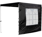 Lateral con Ventana Inglesa 3 Metros Master para Carpas 3x2 - Negro