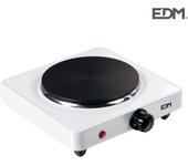 Cocina electrica 1 fuego 1000w 22x22x7,5cm edm