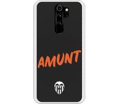Funda original compatible con Xiaomi Redmi Note 8 Pro - Valencia Amunt Negro