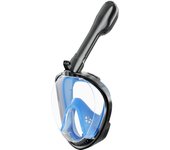 Nueva máscara de buceo de cara completa antivaho, máscara de natación con respiración, máscara de snorkel completamente seca