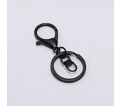 5pcs Keychain Ring 30 mm Key Ring Long 70 mm Plated Lobster Clasp Key Hook Chain Keychain Split Key Ring Jewelry Making Supplies