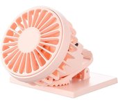 Mini ventilador de mano portátil, ventilador solar recargable USB, para Viajes al Aire Libre senderismo camping