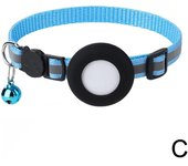 For Airtag Case Pet Reflective Collar Neck Ring Anti Lost GPS Tracker Protective Case Cat Neck Strap Universal Pet Supplies