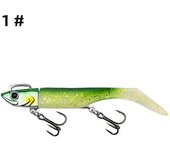 37g Lead head T tail soft Fish bait Lumious/Glow Mackerel Sea Bullet Bass Snapper Fishing Lure Wobblers Swimbait Jigging Baits