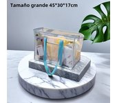 Large Capacity Transparent Jelly Beach Shoulder Portable Travel Bag PVC Waterproof Wash Storage Tote Bag Fitness Swimming Bag