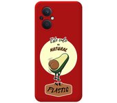 Funda Silicona Líquida Roja para Oppo Reno 8 Lite 5G diseño Culo Natural Dibujos