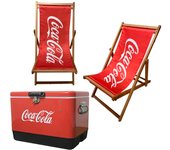 Nevera Grande + REGALO 2 Tumbonas de Playa COCA COLA - SpazioLuzio