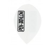 Plumas Pentathlon Oval Blanca 2101Marca,Pentathlon,Geometria,Pear,Color,Blanco,Micrones,.75Dardos,Plumas,Plumas Pentathlon