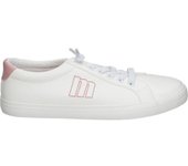 MTNG | Zapatillas Bajas Mustang Aria para Mujer – Deportivas en Color Blanco con Detalles en Rosa – Sneakers con Cordones – Estilo Casual – Cómodos – Versátiles – Modelo 60142