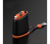 Single Pull 100W USB Type C Cable Desktop Retractable PD60W Type C to Type C Fast Charging Data Cord For iPhone 15 Huawei Xiaomi