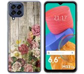 Funda Silicona para Samsung Galaxy M33 5G diseño Madera 08 Dibujos