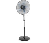 Ventilador de pie Orbegozo SF 1046, 5 aspas, 3 velocidades, temporizador, función oscilante, 45 cm de diámetro, 80 W