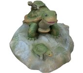 Mother and Child Turtle Resin Sculpture Garden Fish Pond Rockery Garden Ornaments Outdoor Creative Decoration Thanksgiving Gift