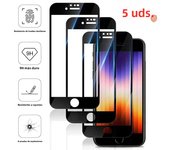 5Pcs Full Protector Protective Film Cover On For iPhone 7 8 6 6s Plus For SE 2020 SE 2022 ScreenTempered Glass
