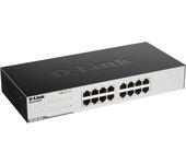 D-Link Switch Gigabit 16P 10/100/1000 Enracable - Alta Velocidad
