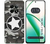 Tumundosmartphone Funda Silicona para Realme 12 5G / 12x 5G diseño Camuflaje 02 Dibujos
