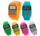 Lote 10 Relojes Calculadora Infantil Niños - Relojes cumpleaños Comuniones Detalles Regalos Navidades Originales Disok