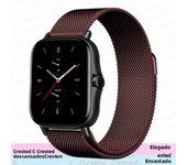 20mm 22mm Milanese Band For Amazfit balance/GTS 4/3/GTS Mini 2/GTR 4/3/Pro stratos Metal Watch Bracelet correa Amazfit bip strap