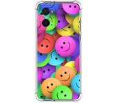 Funda Silicona Antigolpes para Oppo A76 / A96 diseño Smile Dibujos