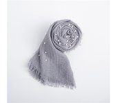 90x170cm Photo Shoot Prop Soft Stretchy Knit Baby Wrap Infant Pearl Headband for Newborn Baby Photography Accessories