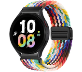 20mm 22mm Braided Nylon Strap for  Huawei Watch GT/GT3 Pro/Samsung Galaxy Watch 6 5 4 Magnetic Bracelet for Amazfit GTR/GTS Band