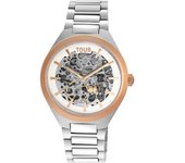 Tous Reloj Mujer Karat Round Automatico Esf Rosa Acero 5 Atm