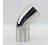1PCS Car Accessories Automobile Exhaust Pipe Muffler turns into stainless steel elbow 45 degree Angle pipe to reduce diameter