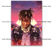 Hip Hop Singer Juice WRLD Poster Printing canvas  Painting Bedroom Study Studio Living Room Wall Art Decoration