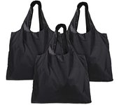 3 reusable shopping bags, foldable shopper