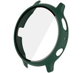 Case+Glass For Samsung Galaxy Watch Active 2 44mm 40mm Cover Bumper Accessories Protector Full Coverage Matte Screen Protection