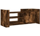 Mueble TV combinadoMueble para TV madera contrachapada roble ahumado 100x35x40 cm