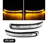 Car Led Turn Signal Lamps On Both Sides Rearview Mirror Indicator Flashing Lights Fit For Kia RIO m k3 2011-2017 Car Accessories