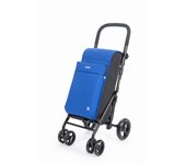 Carlett Carro de la compra plegable 4 ruedas con freno Urban Quad