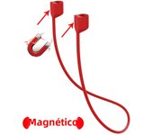 Magnetic Anti-Lost Silicone Earphone Rope Holder Cable For AirPods 3 Pro 1 2 Wireless Bluetooth Headphone Neck Strap Cord String