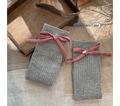 Autumn Girls Mid Tube Socks Bow Solid Color Kids Long Sock Children Knee High Socks Soft Cotton Warm Grils Stocking For 1-8 Year