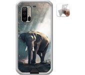 Tumundosmartphone Funda Gel Tpu para Ulefone Armor 7 diseño Elefante Dibujos