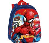 SAFTA - MOCHILA 3D SPIDER-MAN 33x27 cm - Mochila con Asas Ajustables y Espalda Ergonomica - Mochila con Compartimientos con Cremallera - Mochila Diseño Único y Licencia Oficial By SPIDER-MAN