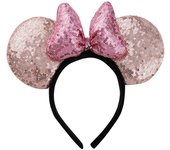 Baby Girl Mouse Ears Accessory Headband Cute Girl Party Headwear Mother Kid Bow Sequin Shiny Headband Christmas Cartoon Hairband