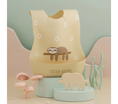 Infant Waterproof Print Bib Super Soft Saliva Pockets Children's Complementary Food Rice Bibs Burp Cloths Baby Items