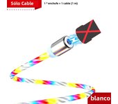 LED Lighting 360 Magnetic Cable Micro USB Type C Cable Fast Charging USB Cable Magnetic Charger For Huawei Samsung Xiaomi iPhone