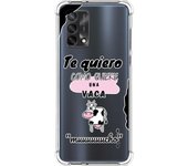 Funda Silicona Antigolpes para Oppo A74 4G diseño Vaca Dibujos