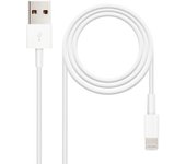 Nanocable - CABLE LIGHTNING IPHONE A USB 2.0, IPHONE LIGHTNING-USB A/M, 1.0 M 10.10.0401