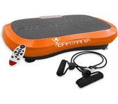 Bonplus BP | Plataforma Vibratoria | Vibratrainer | Mando a Distancia | Plataforma de Vibración | Fitness | para Adelgazar | Tonificador de músculo | 5 programas | 99 Niveles de Intensidad | con Bandas de Tensión