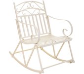 Sillon Balancin De Forja Blanco 24x24x45cm, El mejor complemento para tu hogar
