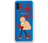 Funda original compatible con Samsung Galaxy A50 - A50s - A30s - Rick y Morty Blood