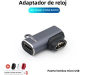 Type C/Micro USB/IOS to Charging Cable Adapter For Garmin Fenix 7 7x 6x 5 Vivoactive 4 Forerunner 955 935 Charger Converter Plug