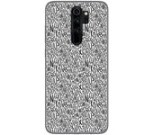 Tumundosmartphone Funda Gel Tpu para Xiaomi Redmi Note 8 Pro diseño Letras Dibujos